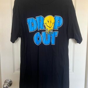 Dropout Records black t-shirt Size XL